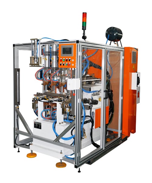 Soldadora por puntos MFDC personalizada para el pilar central del marco de la puerta de automóviles