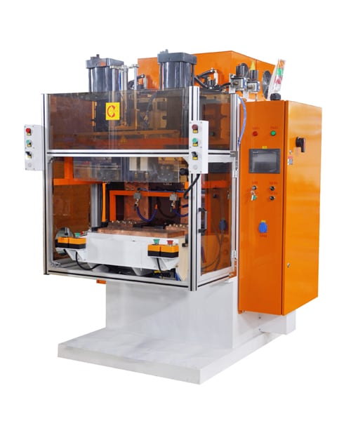 Soldadora de proyección por descarga de condensador de doble cabezal para rieles de ventanas de automóviles