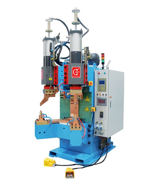 Soldadora de proyección por descarga de condensador de doble cabezal 15kJ